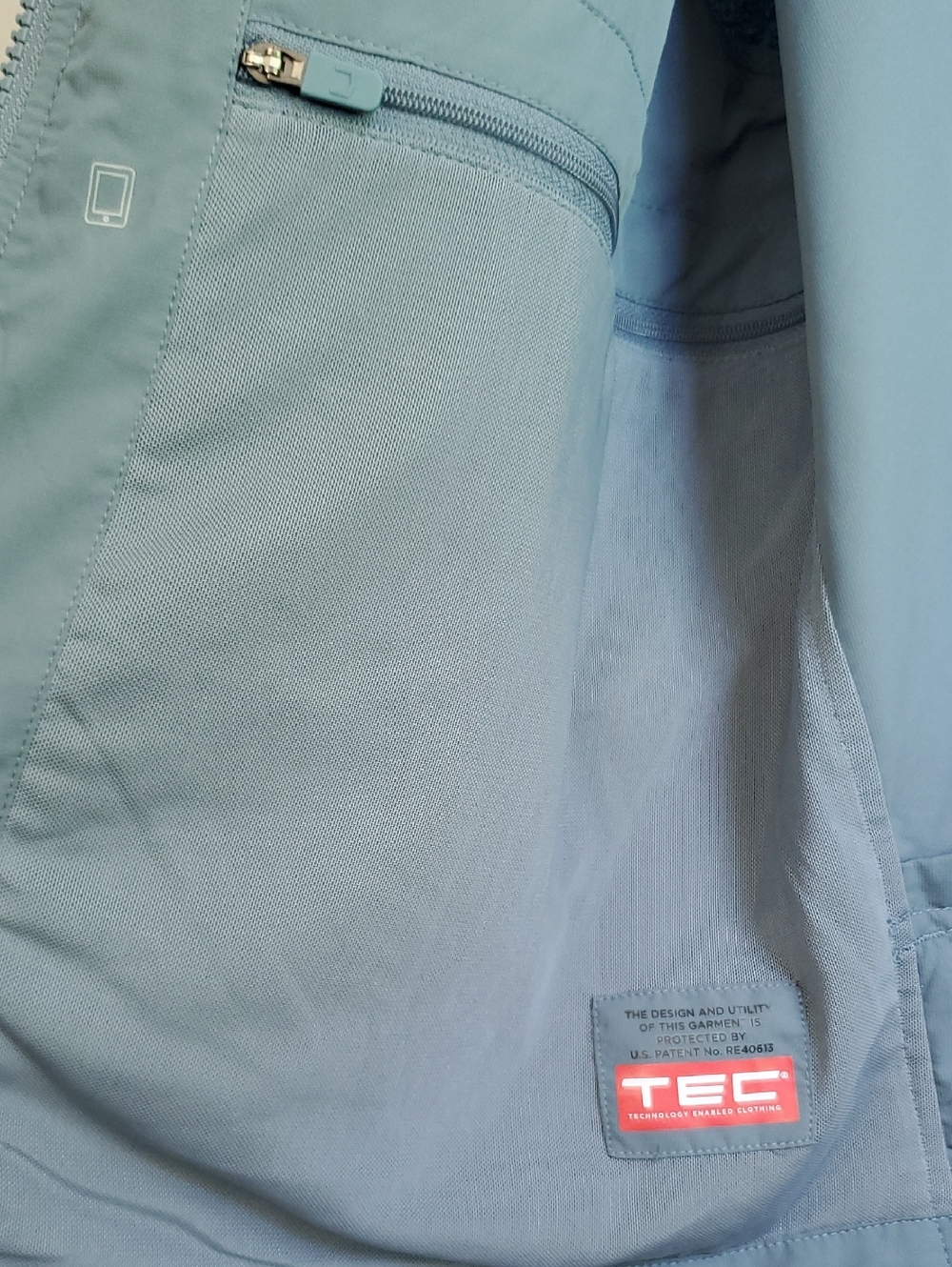 ScotteVest Featherweight Vest Size XL Blue - Picture 10 of 16